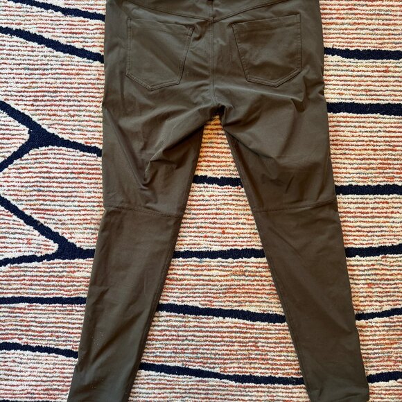 Lululemon ABC Skinny-Fit Pant 32 Warpstreme Dark Olive - Picture 3 of 8